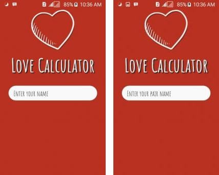 Name love calculator